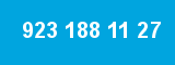 923 188 11 27